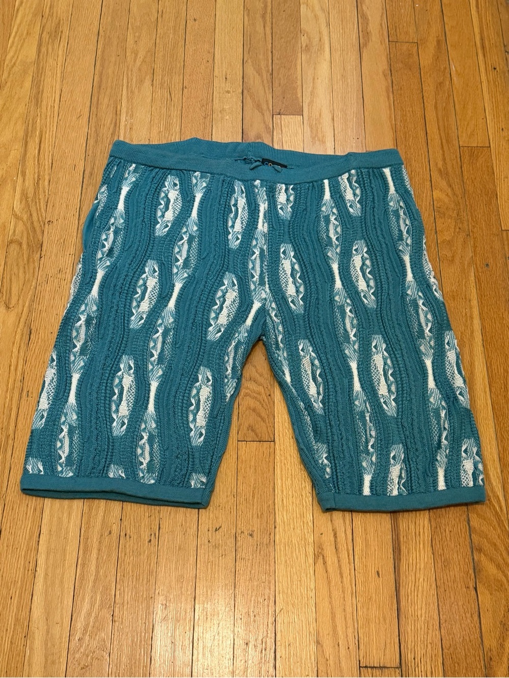 COOGI Teal and White Shorts